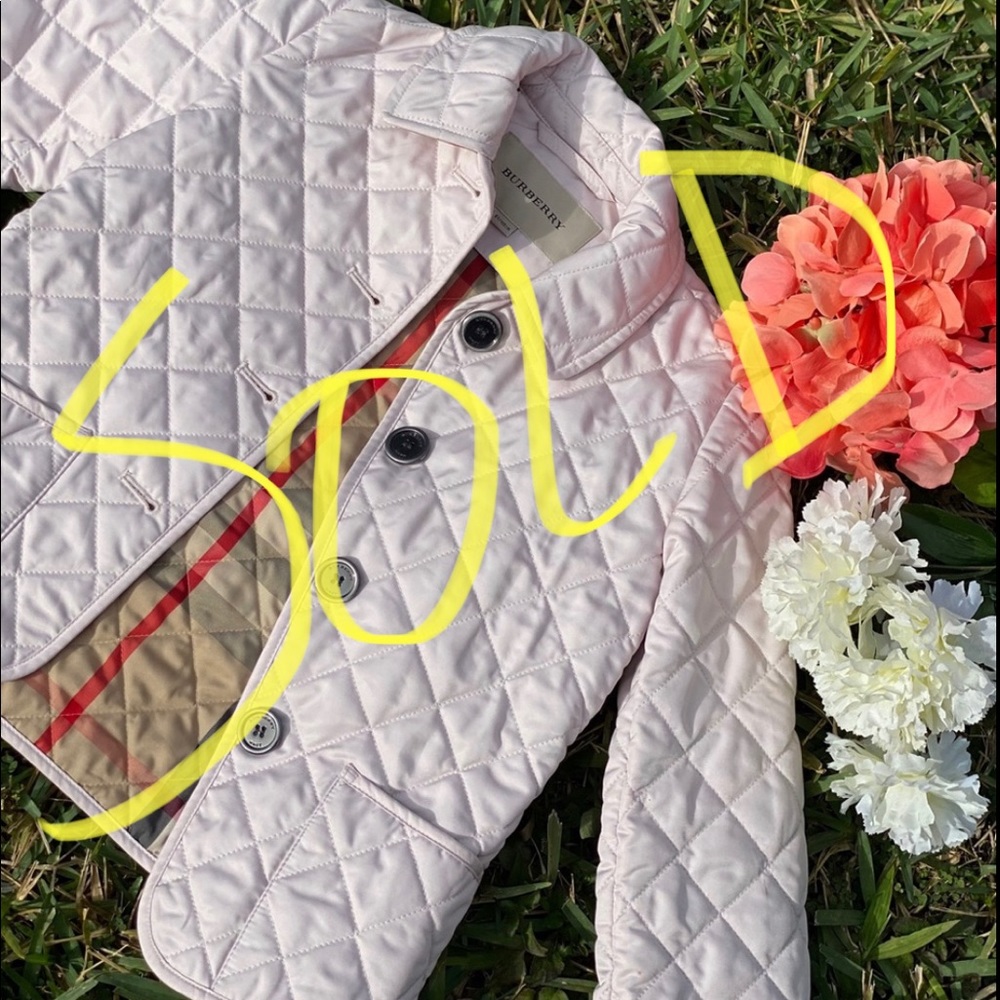 SOLD!Authentic 💯 Girls 🌸 Burberry Spring Jacket
